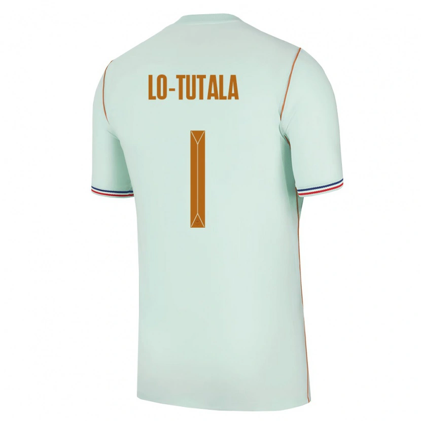 Danxen Women France Thimothee Lo Tutala #1 Green Gold Away Jersey 26-28 T-Shirt