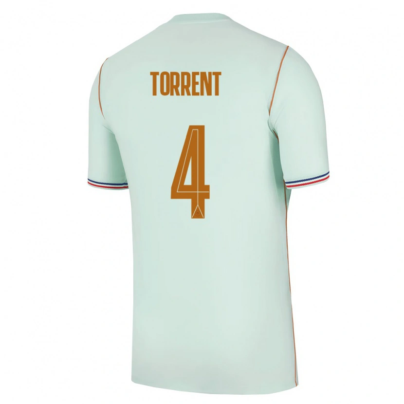 Danxen Women France Marion Torrent #4 Green Gold Away Jersey 26-28 T-Shirt