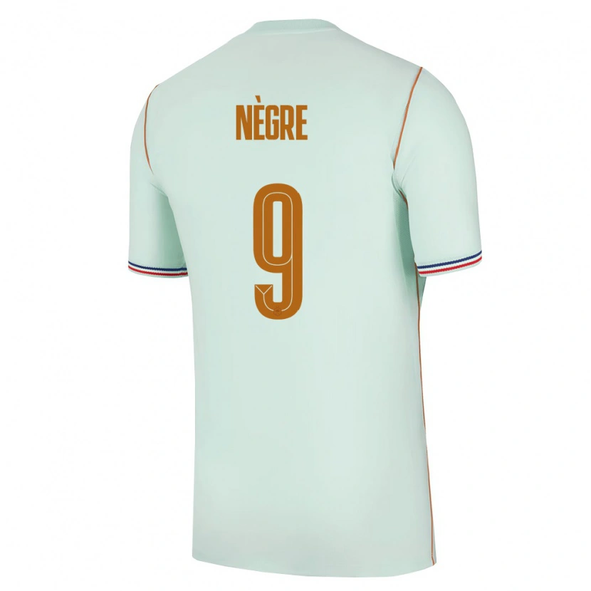 Danxen Women France Thibo Nègre #9 Green Gold Away Jersey 26-28 T-Shirt