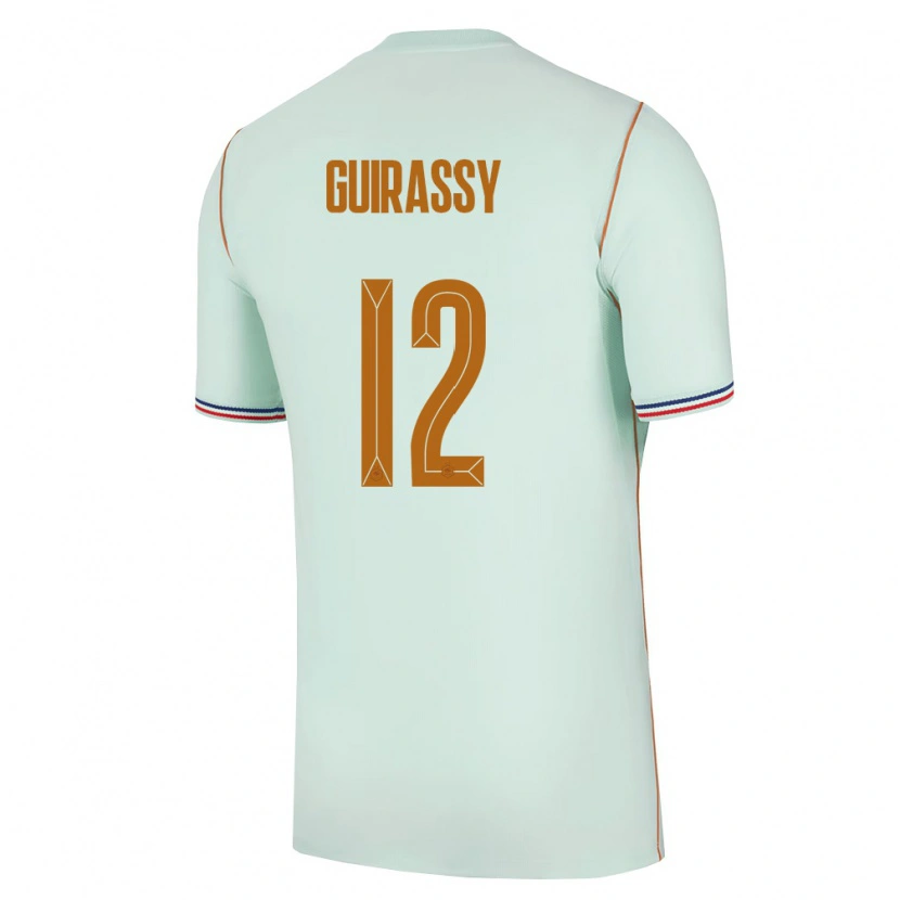 Danxen Women France Herba Guirassy #12 Green Gold Away Jersey 26-28 T-Shirt