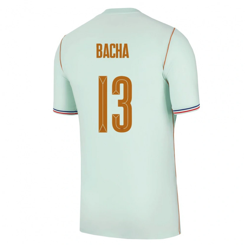Danxen Women France Selma Bacha #13 Green Gold Away Jersey 26-28 T-Shirt