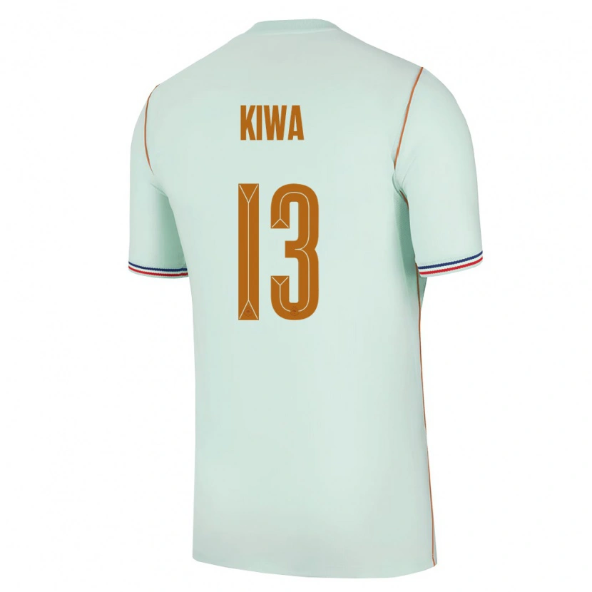 Danxen Women France Bradel Kiwa #13 Green Gold Away Jersey 26-28 T-Shirt