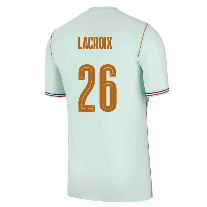 Danxen Women France Maxence Lacroix #26 Green Gold Away Jersey 26-28 T-Shirt