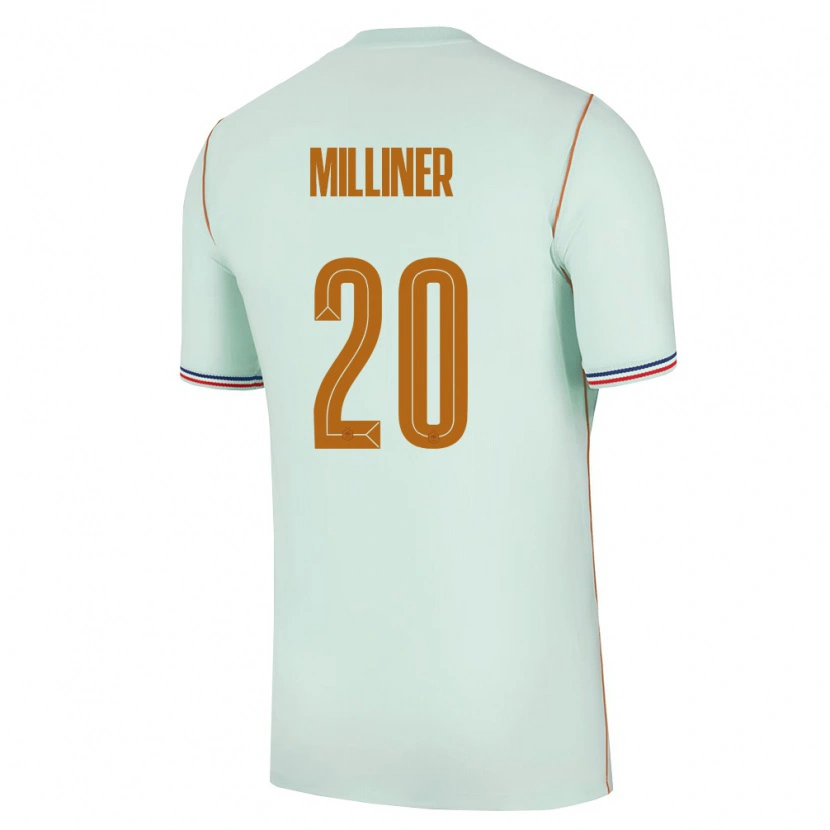 Danxen Women France Léo Milliner #20 Green Gold Away Jersey 26-28 T-Shirt