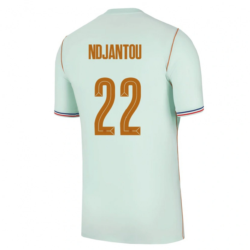 Danxen Women France Quentin Ndjantou #22 Green Gold Away Jersey 26-28 T-Shirt