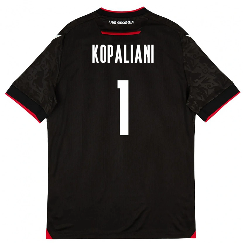 Danxen Women Georgia Soso Kopaliani #1 Black White Red Away Jersey 26-28 T-Shirt
