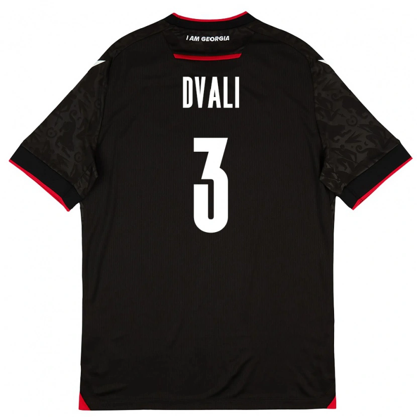 Danxen Women Georgia Lasha Dvali #3 Black White Red Away Jersey 26-28 T-Shirt