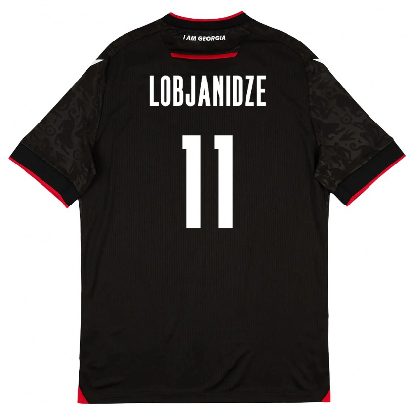 Danxen Women Georgia Saba Lobjanidze #11 Black White Red Away Jersey 26-28 T-Shirt