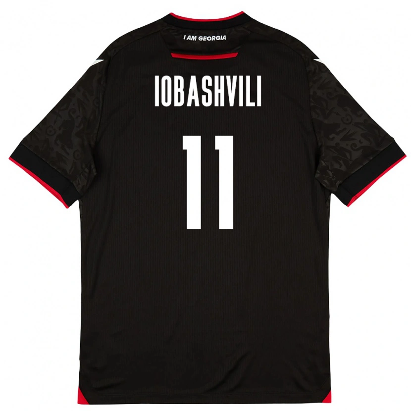 Danxen Women Georgia Jaduli Iobashvili #11 Black White Red Away Jersey 26-28 T-Shirt