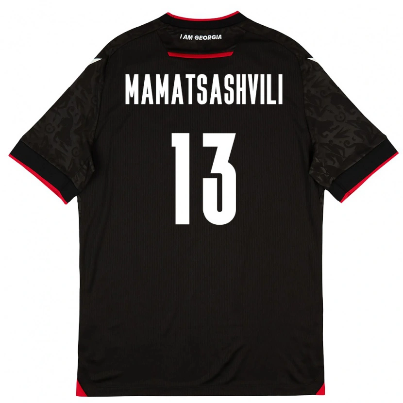 Danxen Women Georgia Saba Mamatsashvili #13 Black White Red Away Jersey 26-28 T-Shirt