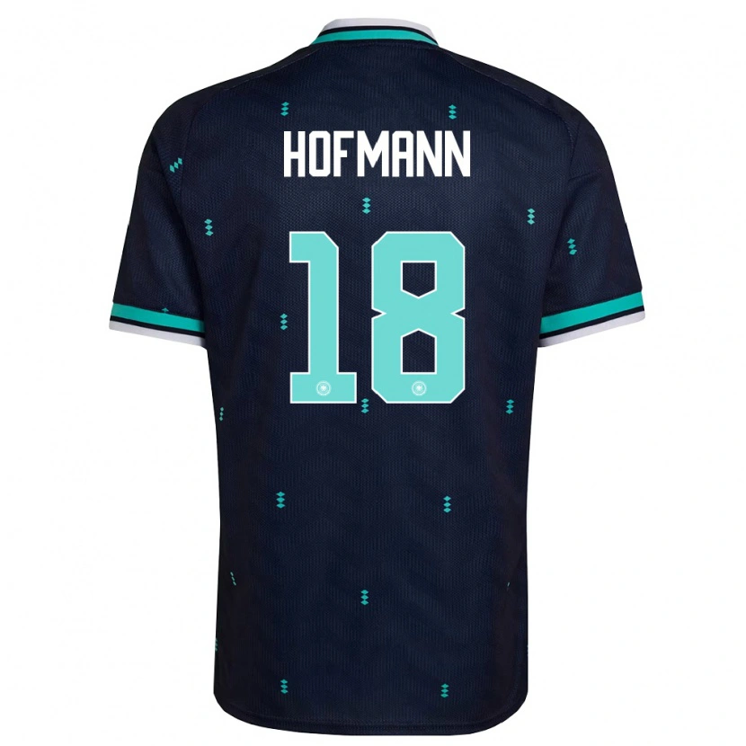 Danxen Women Germany Jonas Hofmann #18 Navy Sky Blue White Away Jersey 26-28 T-Shirt
