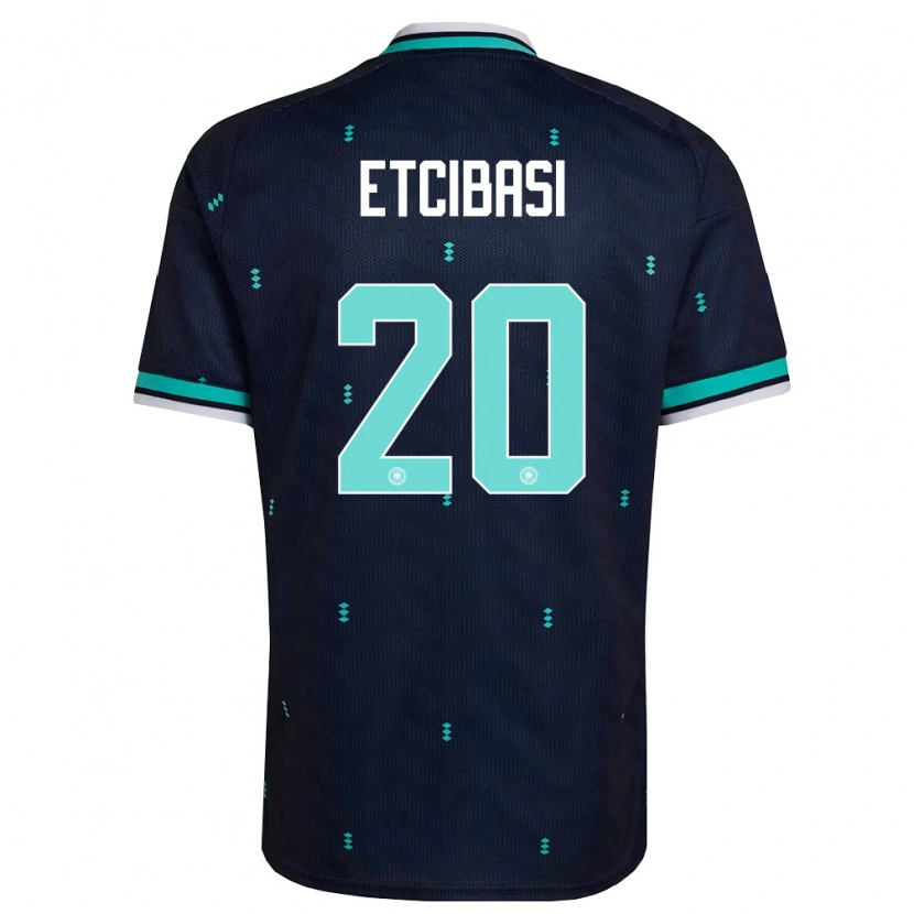 Danxen Women Germany Taycan Etcibasi #20 Navy Sky Blue White Away Jersey 26-28 T-Shirt