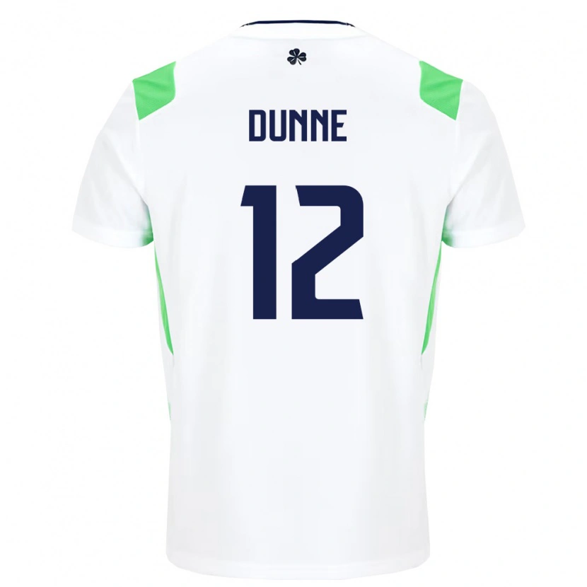 Danxen Women Ireland Jimmy Dunne #12 White Light Green Away Jersey 26-28 T-Shirt