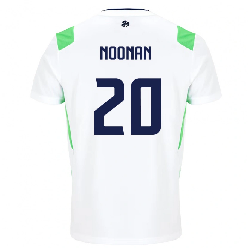 Danxen Women Ireland Michael Noonan #20 White Light Green Away Jersey 26-28 T-Shirt