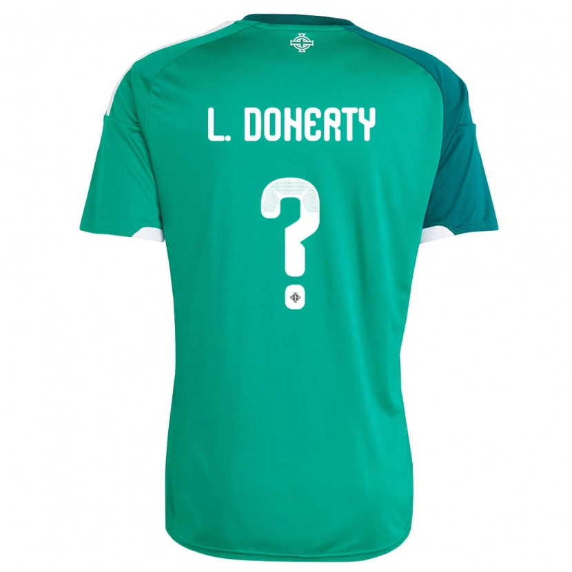 Danxen Kid Northern Ireland Lukas Doherty #0 Green White Home Jersey 26-28 T-Shirt
