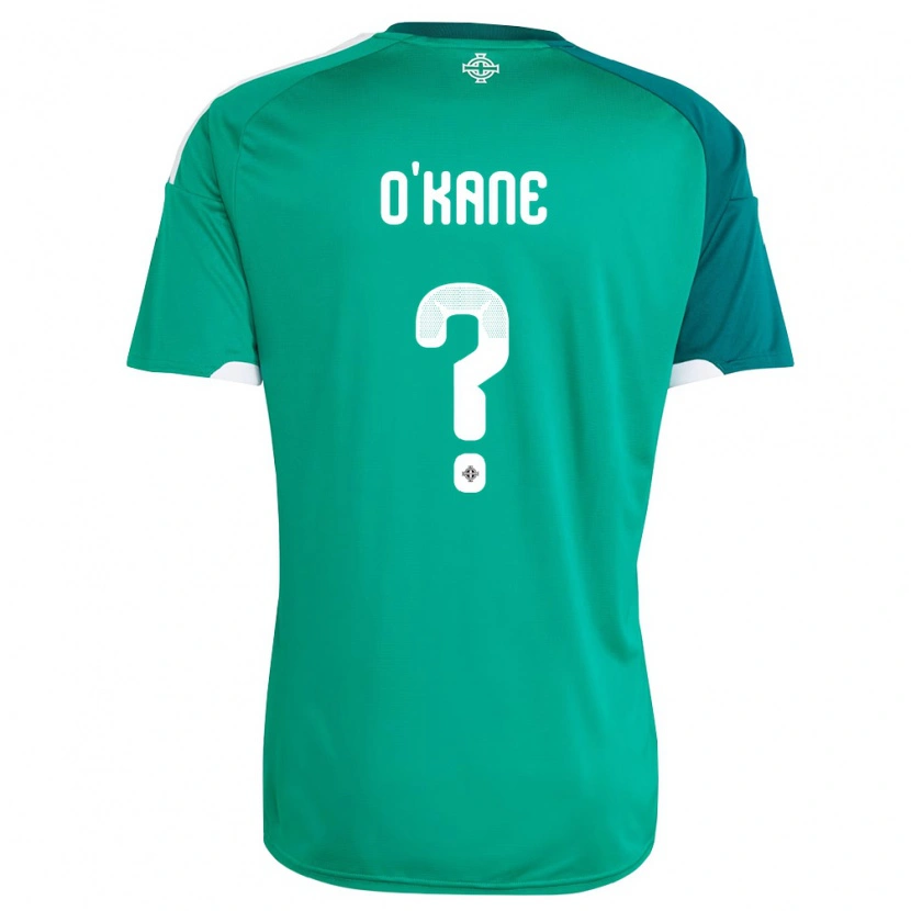 Danxen Kid Northern Ireland Padai O'kane #0 Green White Home Jersey 26-28 T-Shirt