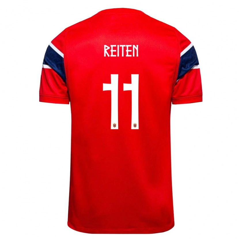 Danxen Kid Norway Guro Reiten #11 Red Navy White Home Jersey 26-28 T-Shirt