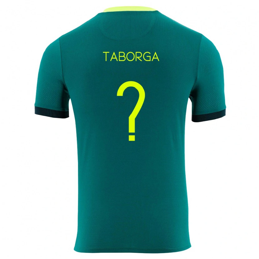 Danxen Kid Bolivia Ronald Taborga #0 Green Yellow Black Home Jersey 26-28 T-Shirt