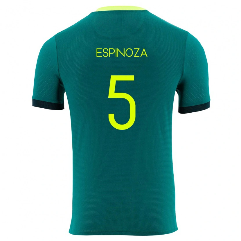 Danxen Kid Bolivia Matias Espinoza #5 Green Yellow Black Home Jersey 26-28 T-Shirt