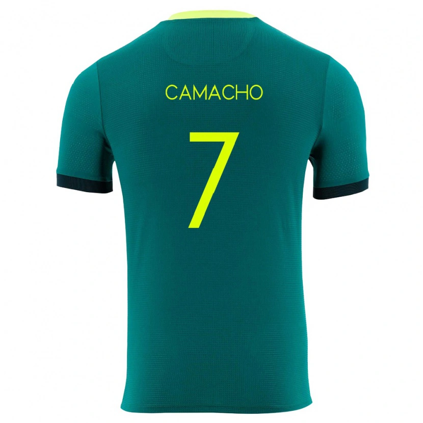 Danxen Kid Bolivia Alejandro Camacho #7 Green Yellow Black Home Jersey 26-28 T-Shirt