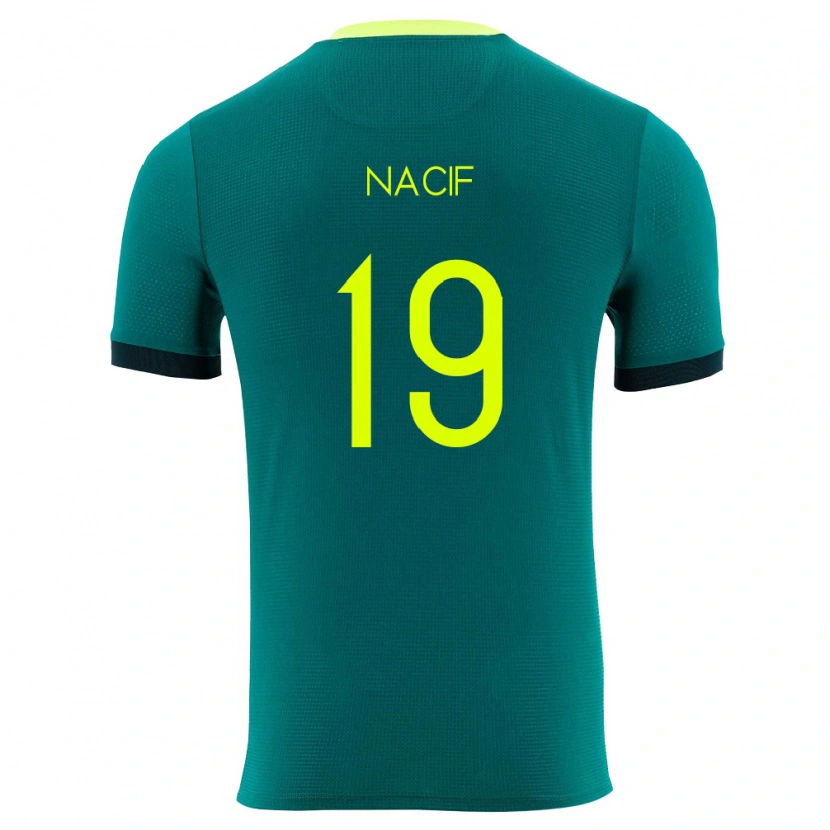 Danxen Kid Bolivia Nabil Nacif #19 Green Yellow Black Home Jersey 26-28 T-Shirt