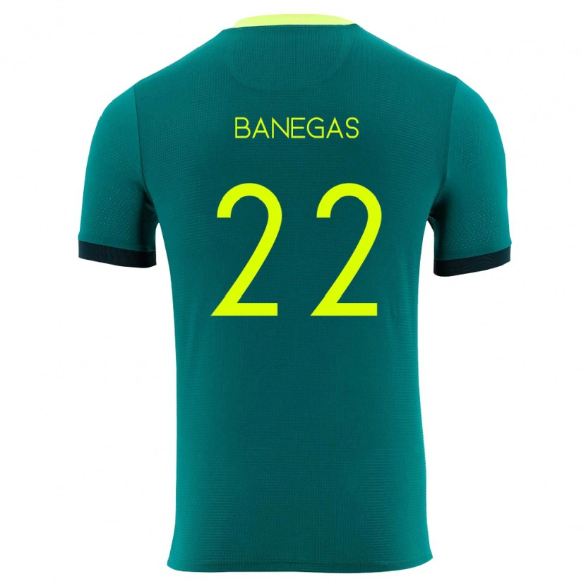Danxen Kid Bolivia Rodrigo Banegas #22 Green Yellow Black Home Jersey 26-28 T-Shirt