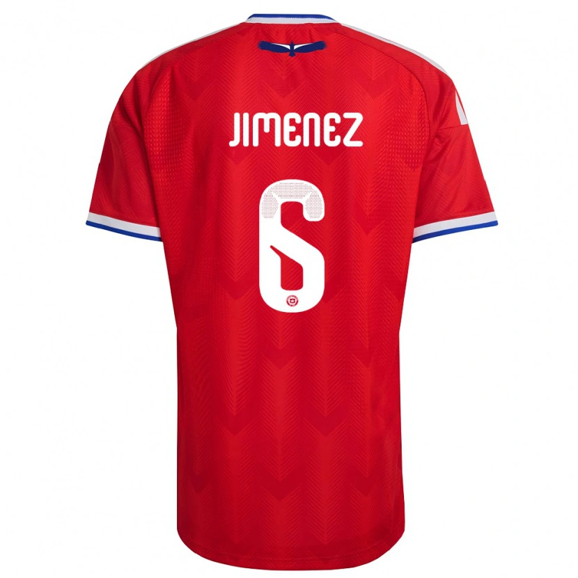Danxen Kid Chile Yastin Jiménez #6 Red White Blue Home Jersey 26-28 T-Shirt
