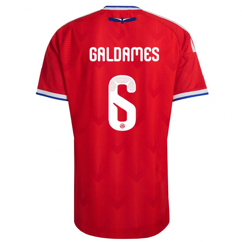 Danxen Kid Chile Thomas Galdames #6 Red White Blue Home Jersey 26-28 T-Shirt