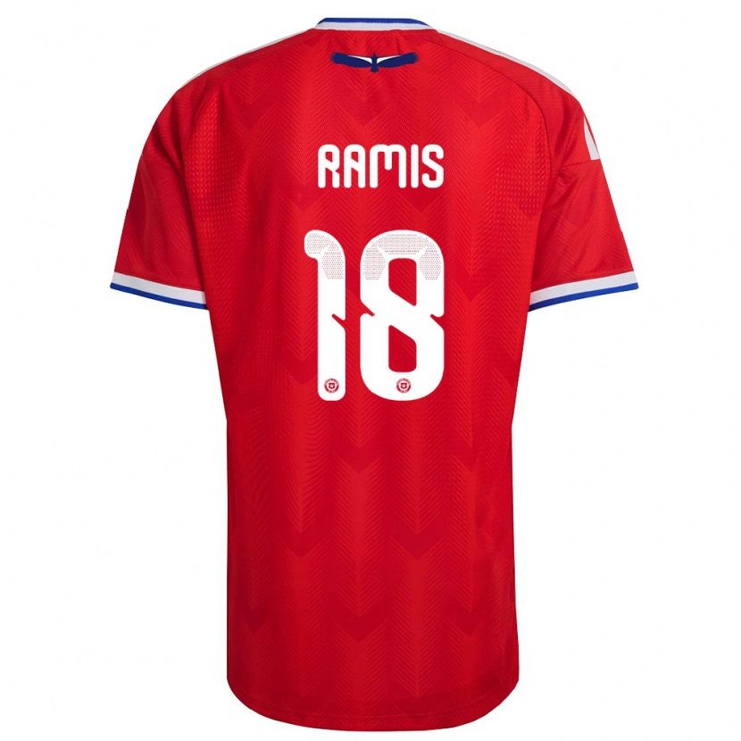 Danxen Kid Chile Oliver Ramis #18 Red White Blue Home Jersey 26-28 T-Shirt