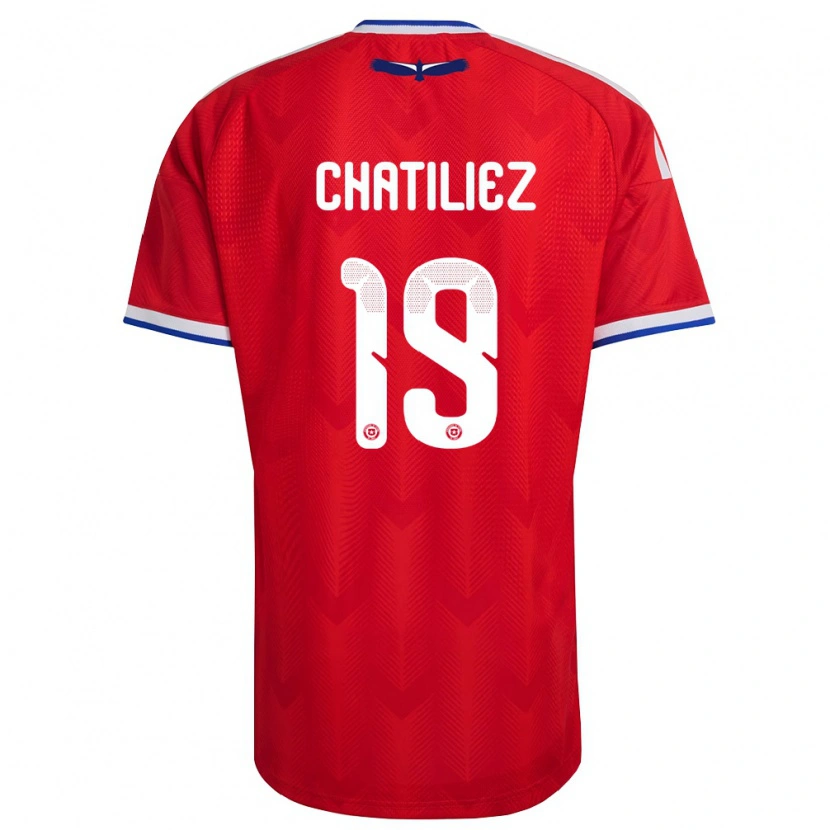 Danxen Kid Chile Willy Chatiliez #19 Red White Blue Home Jersey 26-28 T-Shirt