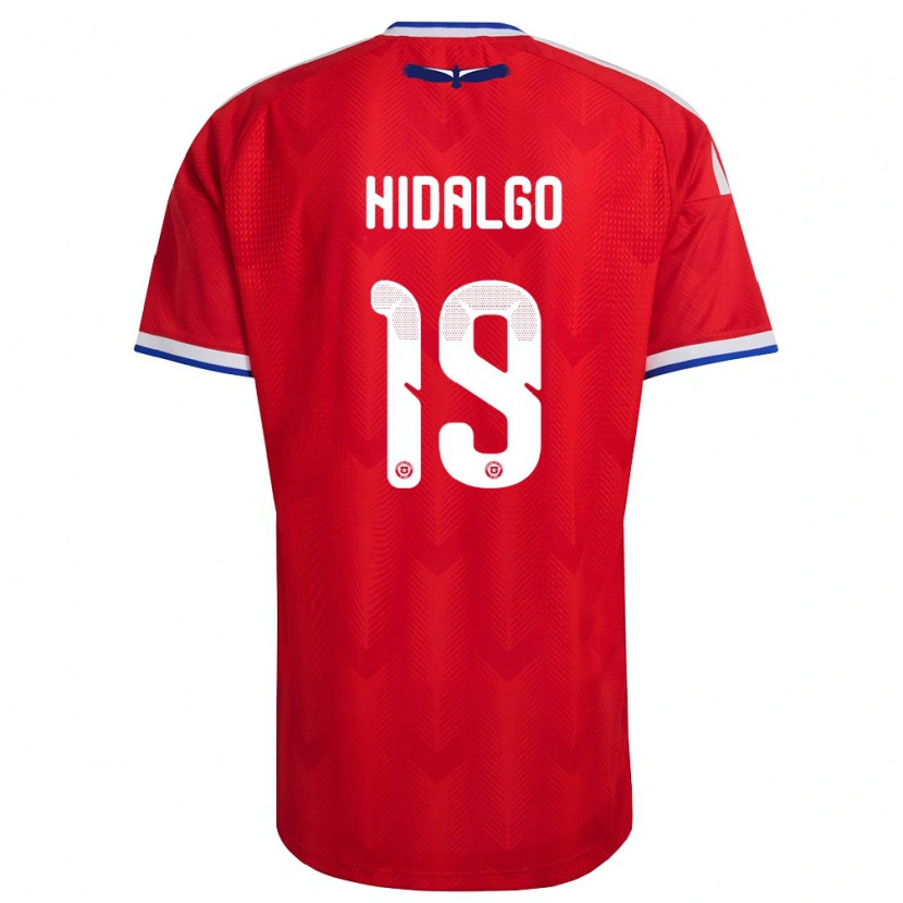 Danxen Kid Chile Vicente Hidalgo #19 Red White Blue Home Jersey 26-28 T-Shirt