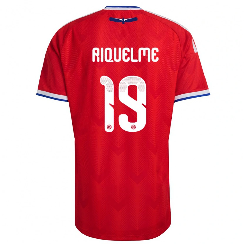 Danxen Kid Chile Benjamín Riquelme #19 Red White Blue Home Jersey 26-28 T-Shirt