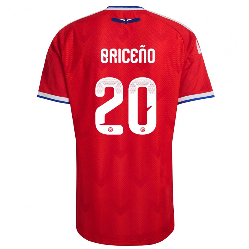 Danxen Kid Chile Agustín Briceño #20 Red White Blue Home Jersey 26-28 T-Shirt