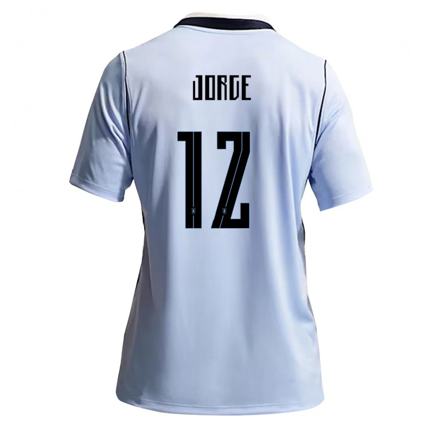 Danxen Kid Uruguay Lucas Jorge #12 Sky Blue White Home Jersey 26-28 T-Shirt