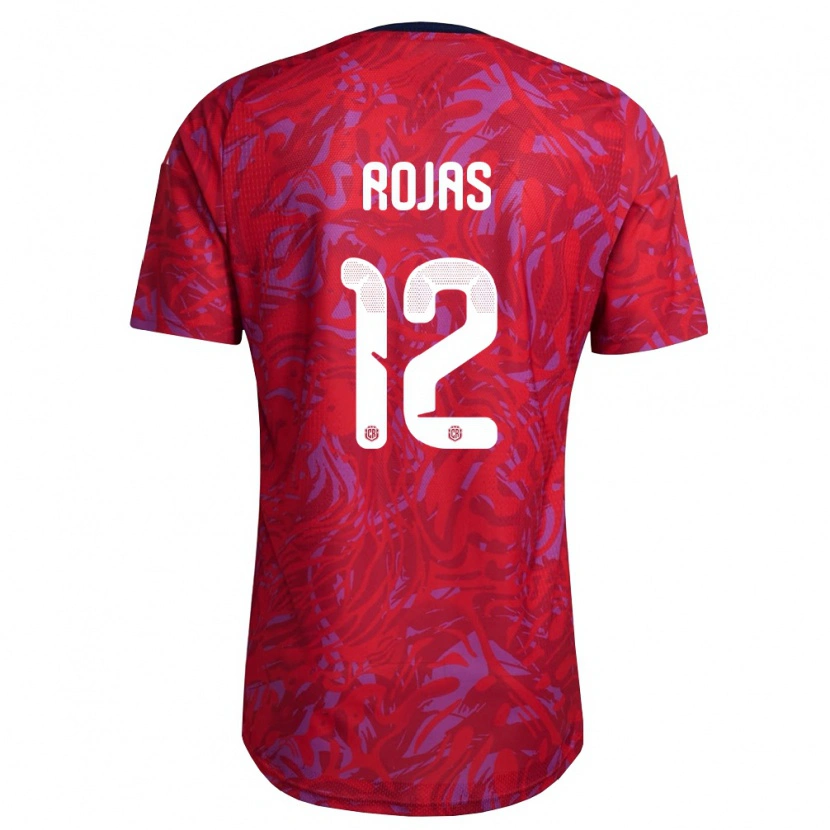 Danxen Kid Costa Rica Matías Rojas #12 Red Purple Navy Home Jersey 26-28 T-Shirt