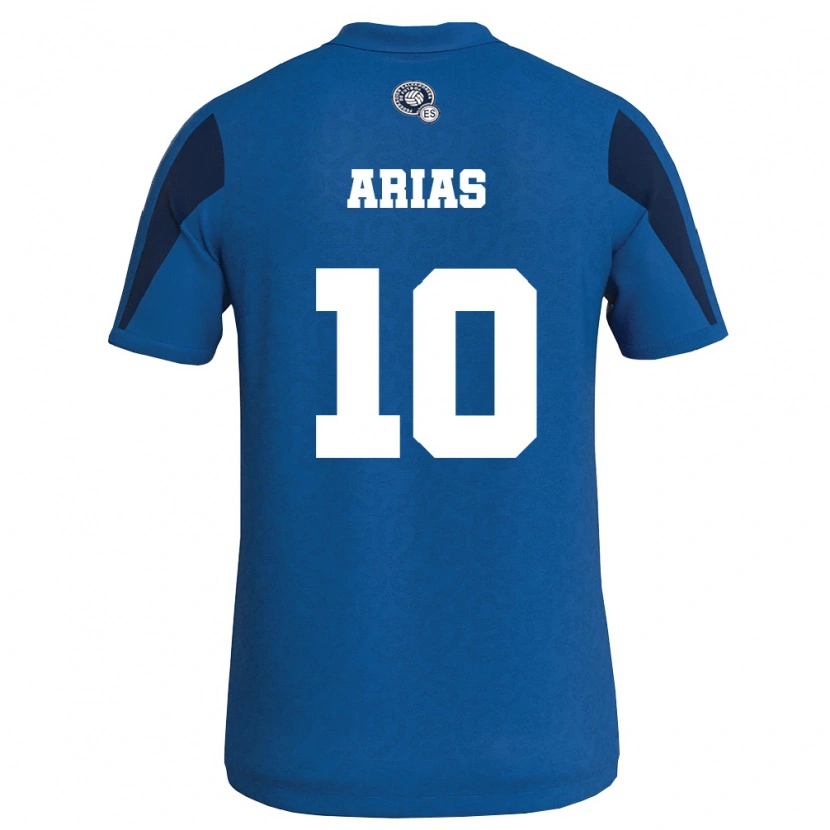 Danxen Kid El Salvador Cristopher Arias #10 Blue Navy Home Jersey 26-28 T-Shirt