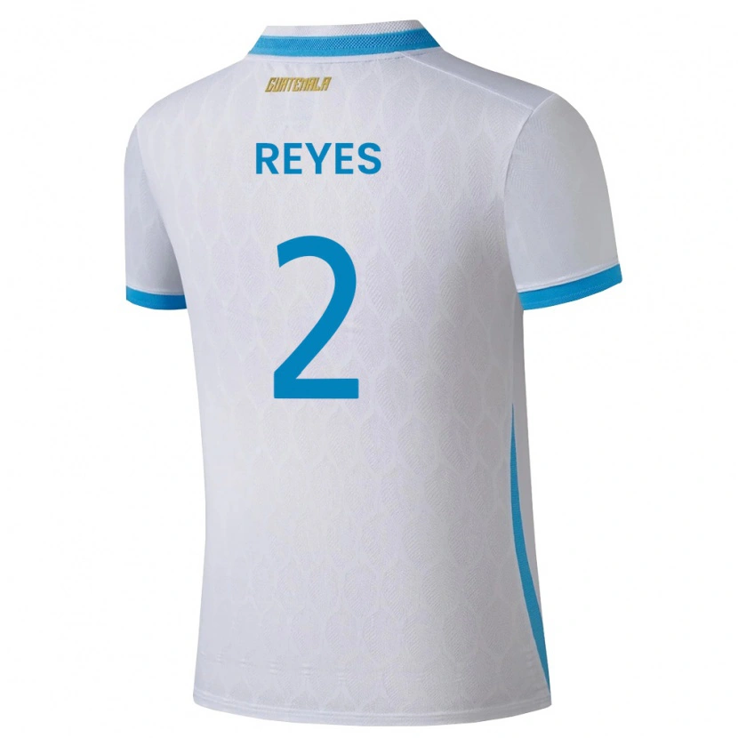 Danxen Kid Guatemala Samantha Reyes #2 White Sky Blue Gold Home Jersey 26-28 T-Shirt