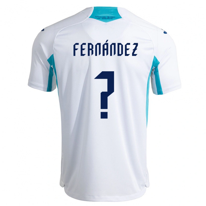 Danxen Kid Honduras Jaylor Fernández #0 White Blue Sky Blue Home Jersey 26-28 T-Shirt