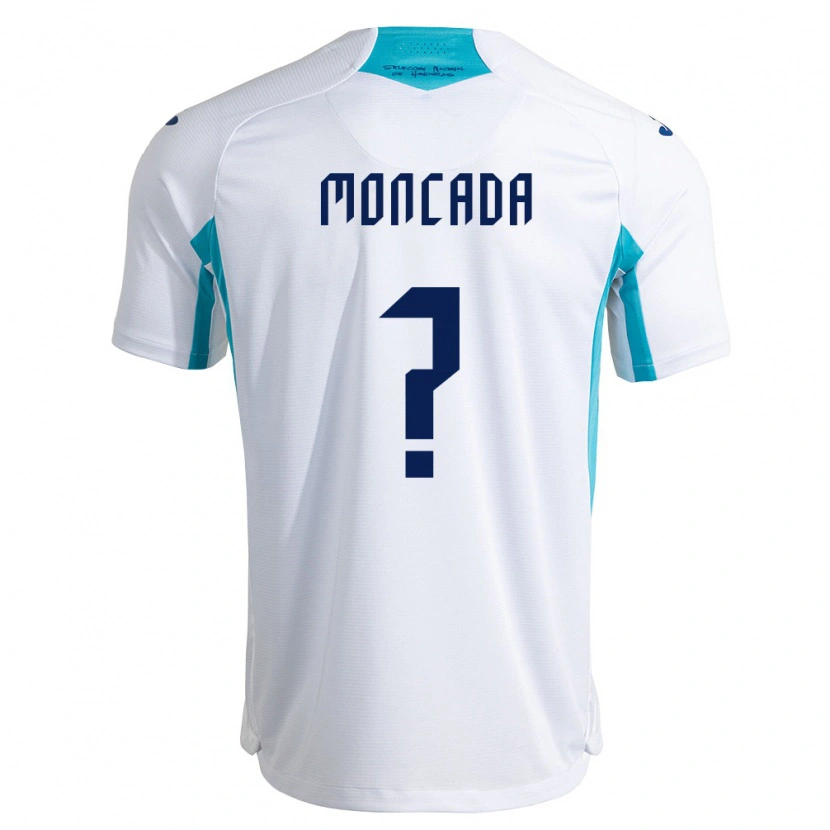 Danxen Kid Honduras Dereck Moncada #0 White Blue Sky Blue Home Jersey 26-28 T-Shirt