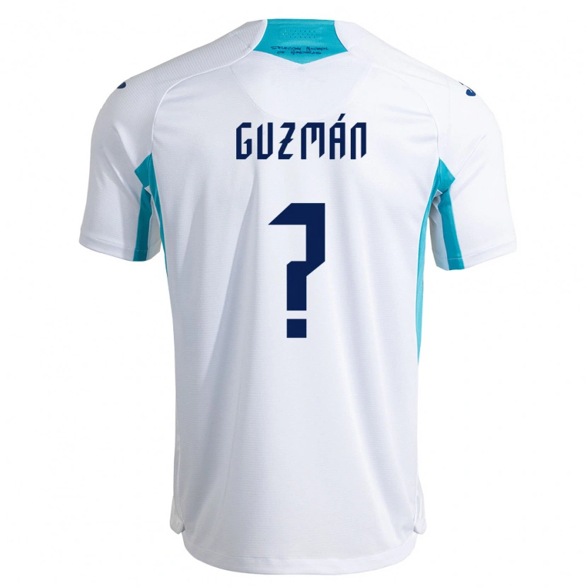 Danxen Kid Honduras Giselle Guzmán #0 White Blue Sky Blue Home Jersey 26-28 T-Shirt