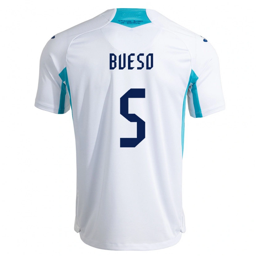 Danxen Kid Honduras Jonathan Bueso #5 White Blue Sky Blue Home Jersey 26-28 T-Shirt