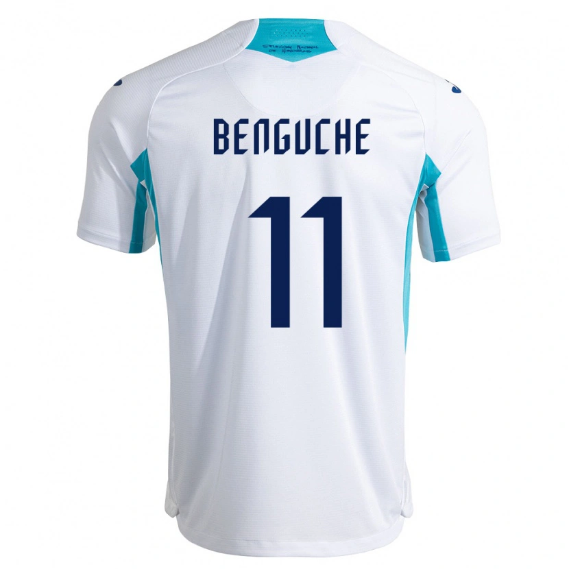 Danxen Kid Honduras Jorge Benguché #11 White Blue Sky Blue Home Jersey 26-28 T-Shirt