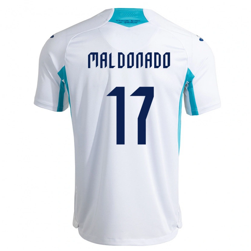 Danxen Kid Honduras Axel Maldonado #17 White Blue Sky Blue Home Jersey 26-28 T-Shirt