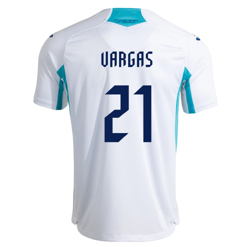 Danxen Kid Honduras Alenis Vargas #21 White Blue Sky Blue Home Jersey 26-28 T-Shirt