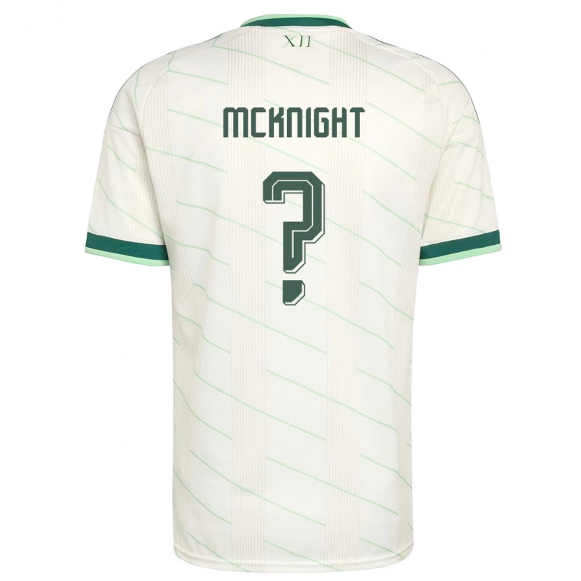 Danxen Kid Northern Ireland Logan Mcknight #0 White Green Away Jersey 26-28 T-Shirt