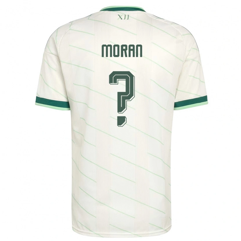Danxen Kid Northern Ireland Harry Moran #0 White Green Away Jersey 26-28 T-Shirt