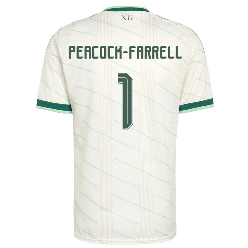 Danxen Kid Northern Ireland Bailey Peacock-Farrell #1 White Green Away Jersey 26-28 T-Shirt