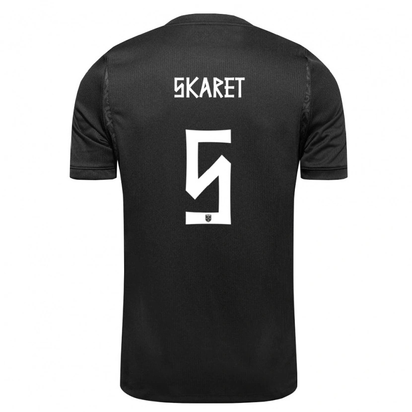 Danxen Kid Norway Brage Skaret #5 Black Away Jersey 26-28 T-Shirt