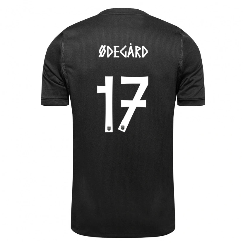 Danxen Kid Norway Niklas Ødegård #17 Black Away Jersey 26-28 T-Shirt