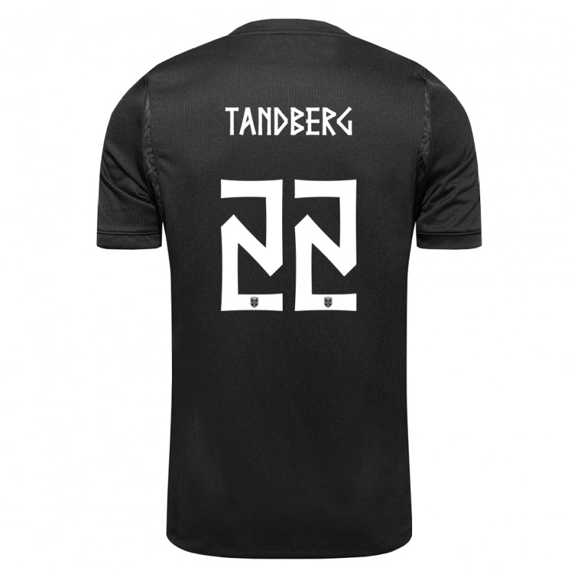 Danxen Kid Norway Cathinka Tandberg #22 Black Away Jersey 26-28 T-Shirt
